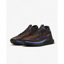 Nike React Pegasus Trail 4 GTX Running Trainers Fb2193 Baskets Chaussures, Velours Marron Noir Doré Mousse Bleu Moyen, 7.5