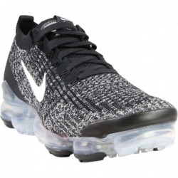 Nike Air Vapormax Flyknit 3 AJ6900 002 pour homme - Taille 7 Noir/Blanc-Argent métallique