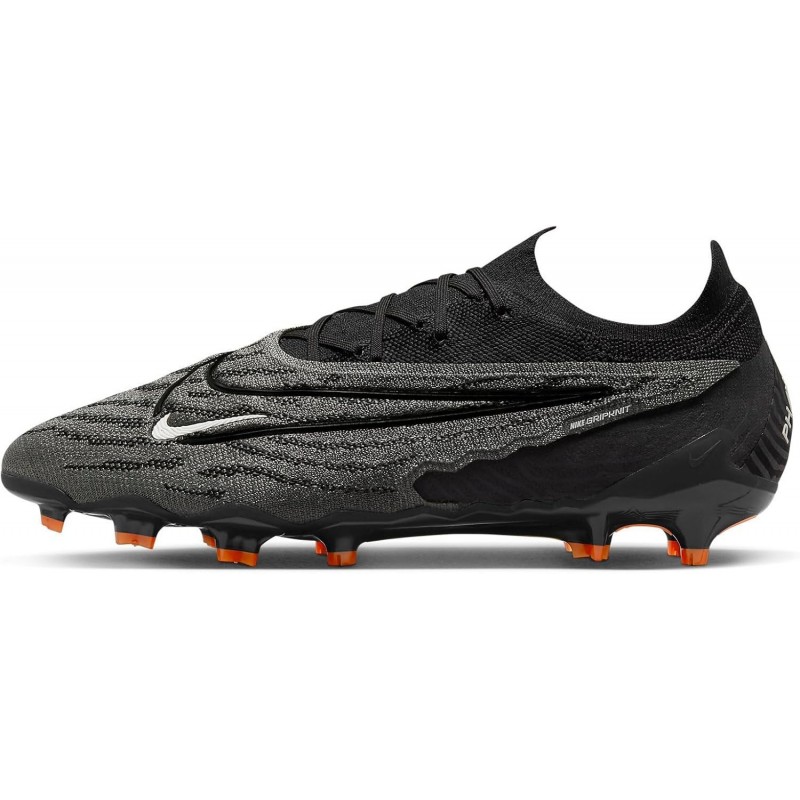 Chaussure de football à crampons basse Nike Phantom GX Elite pour terrain sec (DC9968-010, noir/blanc sommet-gris fumé DK)