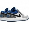 Chaussures de basket-ball Nike Dunk Low Retro pour femmes, blanc bleu marine foncé noir