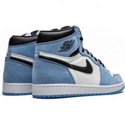 Chaussures de basket-ball en cuir Nike Air Jordan 1 Retro High OG Knicks pour hommes