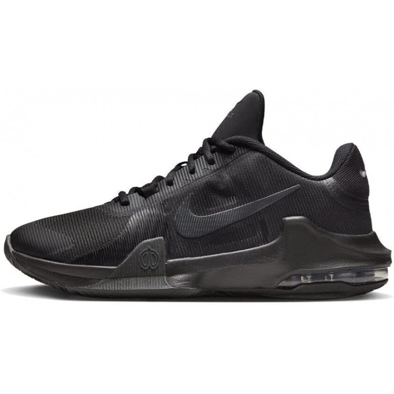 Baskets basses Nike pour hommes, noir anthracite off noir