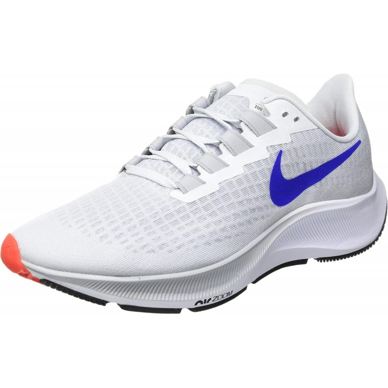 Chaussure de course Nike pour homme, Pure Platinum Racer Blue Wolf Grey BRT Crimson White Black, Femme 10