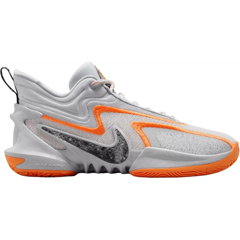 Chaussures de basket-ball Nike Cosmic Unity 2 (DH1537-004, Gris loup/Platine pur/Cône/Noir)